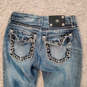 Miss Me signature boot jeans made skinny